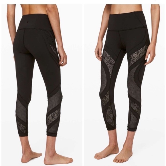 Lululemon Wunder Under High Rise Tight Lace SZ 2 - Picture 1 of 7